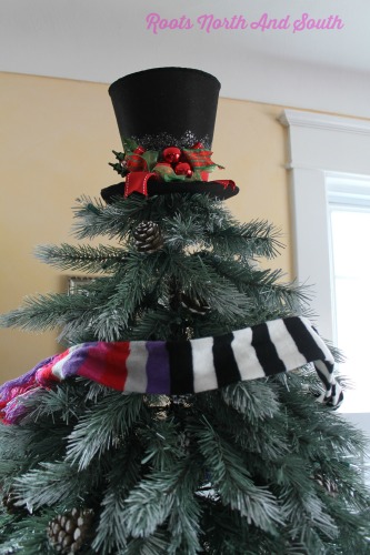 Festival of trees in an old house at Christmas