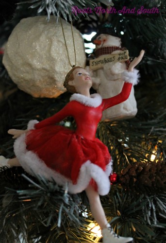 Ice Skater Christmas Tree Ornament