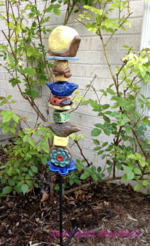 Garden art for spring