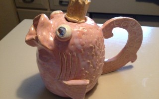 My New Pottery Fish Teapot, Collagen and Hyperthyroidism