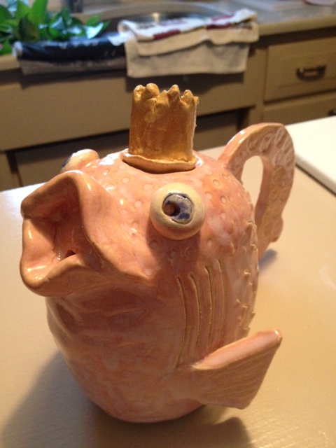 Pottery Fish TeaPot