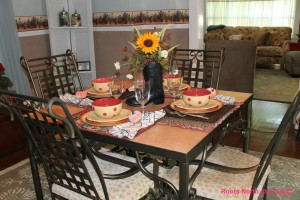 Fall tablescape