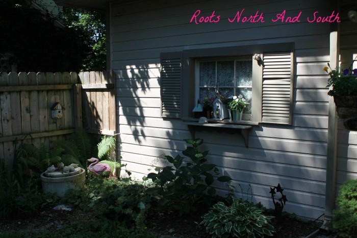 Historic home garden