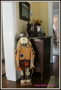 Fall decorating in an old house