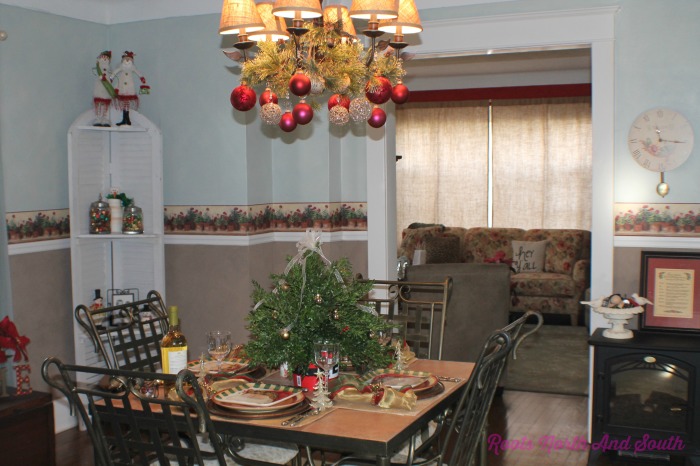 Historic Home Dining Room at Christmas