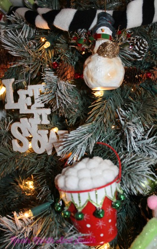Let it Snow Themed Christmas Tree