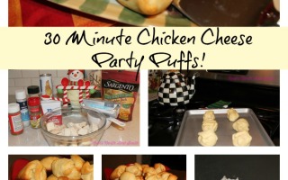 Quick and Easy Holiday Party Chicken Cheese Puff