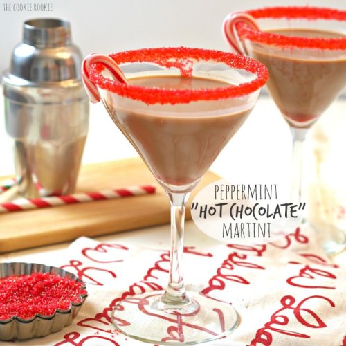 Peppermint Hot Chocolate Martini