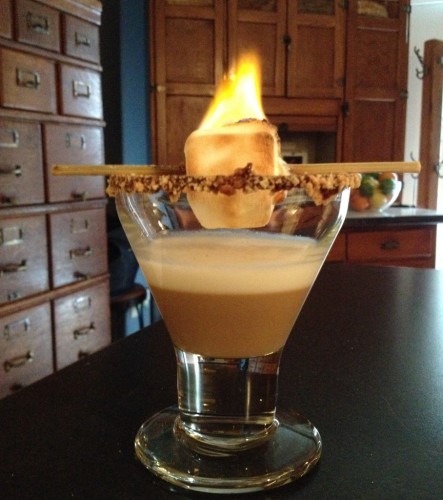 Toasted S'more Martini