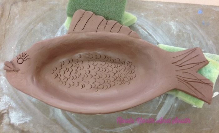 Creating pottery dishes for cottage Up North