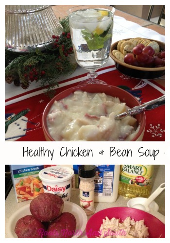 Healthy Chunky Chicken and Bean Soup