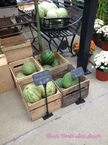 Walking to Farmer's Market