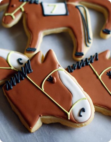 Iced Horse Cookies