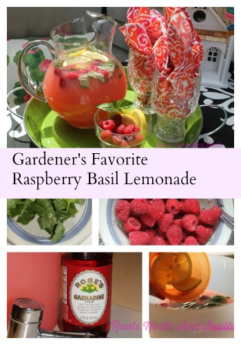 Fresh from the Garden Raspberry Basil Lemonade