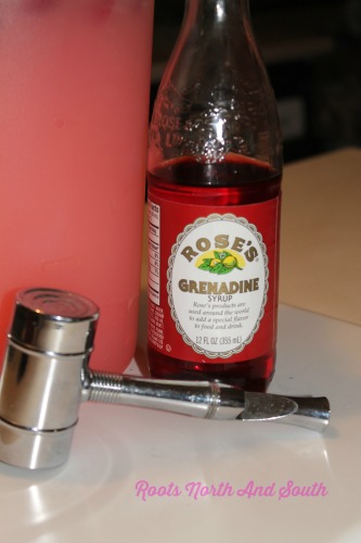 Grenadine to Enhance Raspberry Basil Lemonade