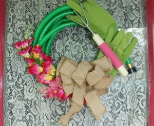 Creating a Garden Hose Wreath