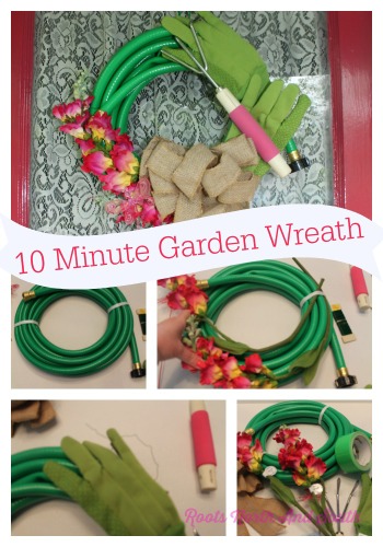 Creating a Garden Wreath in 10 Minutes