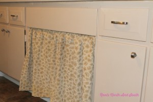 Skirting the old kitchen