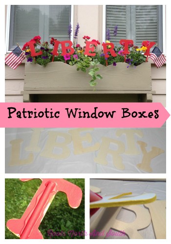 Creating a patriotic window box