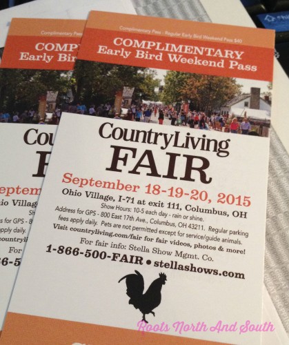 Free Tickets to Country Living Fair in Columbus