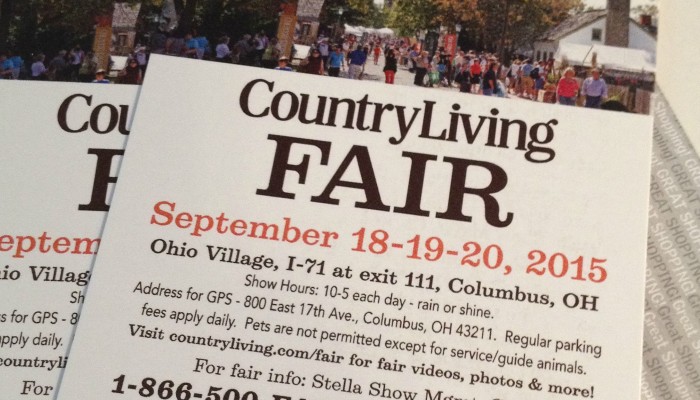 Country Living Fair in Columbus & 2 FREE 3-Day Passes