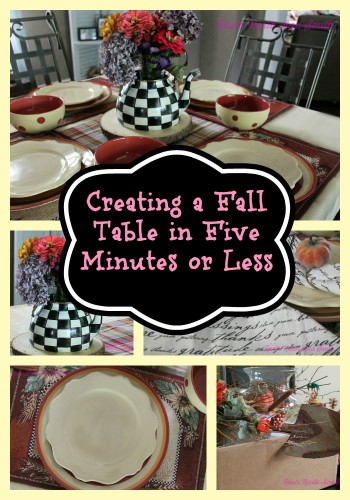 5 Minute Fall Table