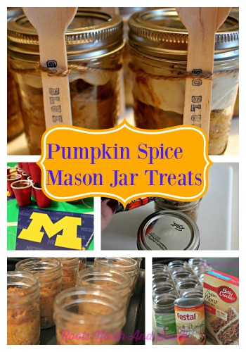 Pumpkin Spice Mason Jar Treats