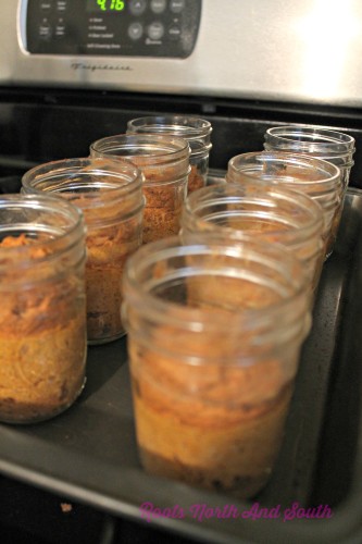 Baking in mason jars