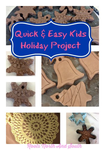 Creating pottery holiday gift tags