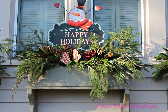 Winter Window Boxes