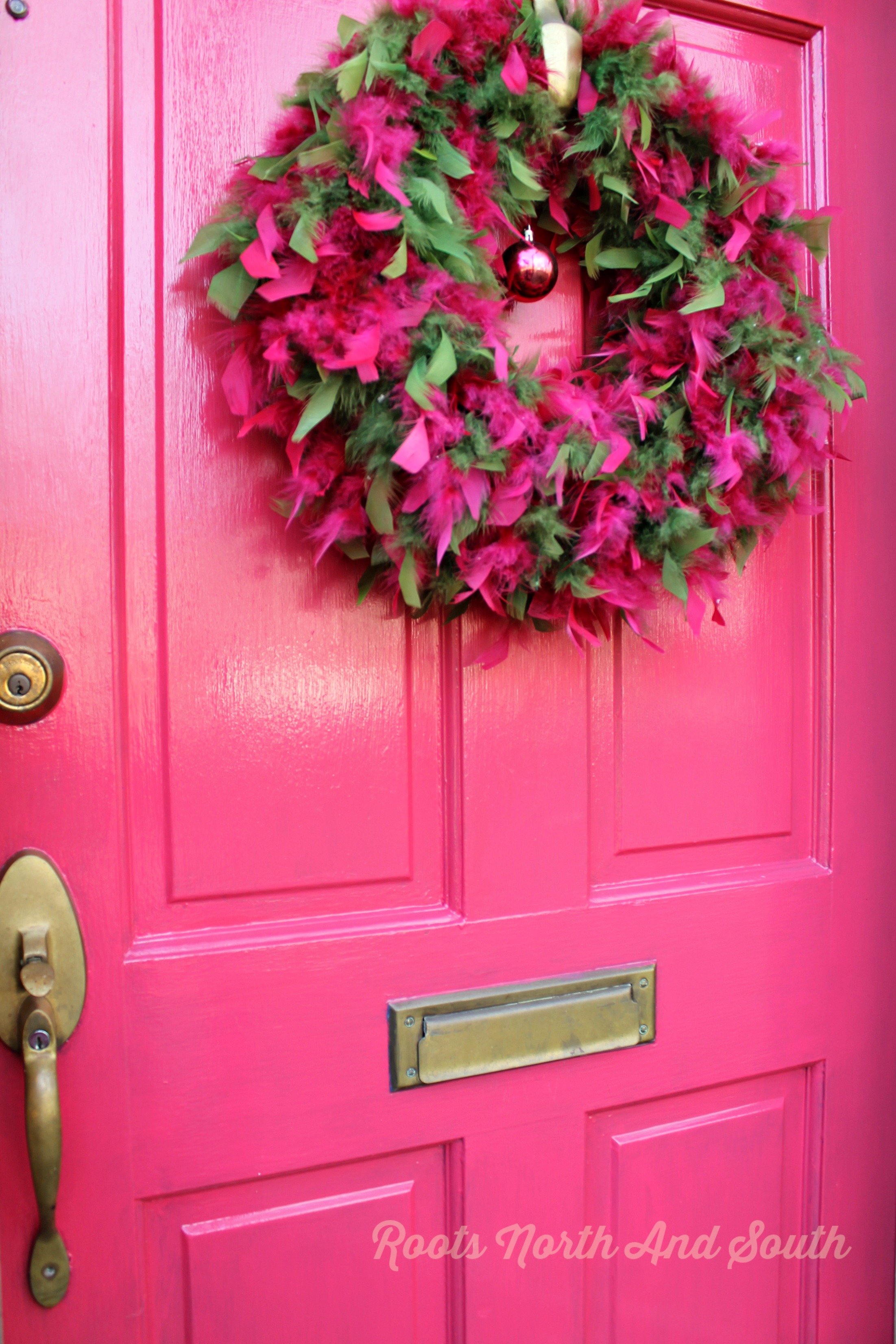 Our Pink Front Door Roots North South