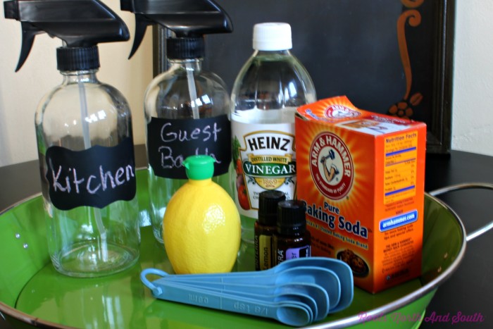 Making your own green cleaning products