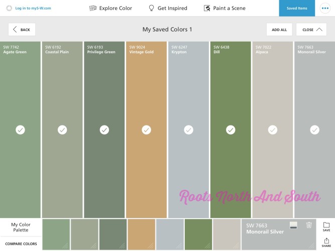 Mtaching paint colors with an app