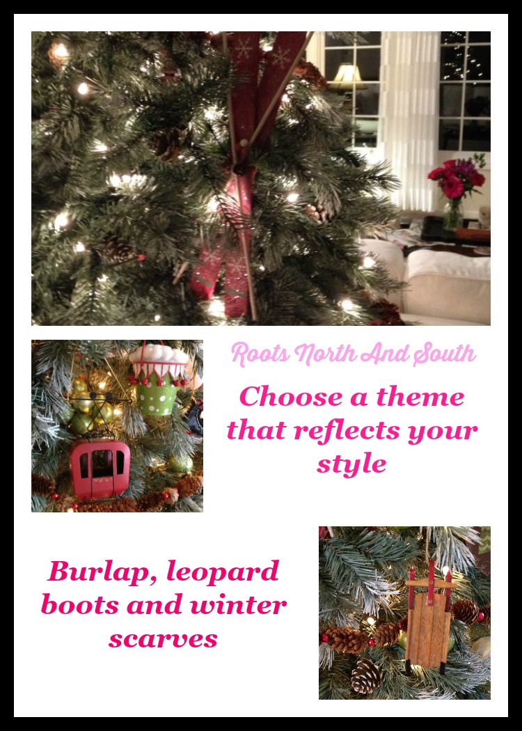 Christmas Tree Style: Bloggers Christmas Tree Tour - Roots North &amp; South