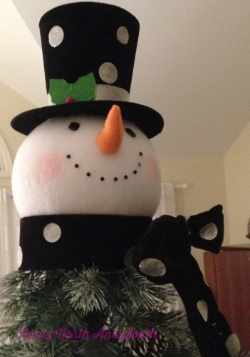 Snowman themed Christmas tree