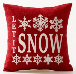 Let It Snow Pillow Cover
