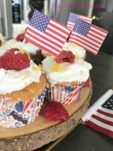 Super Simple Lemon Angel Food Cupcakes