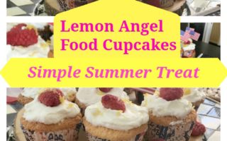 Easiest EVER Lemon Angel Food Cupcakes