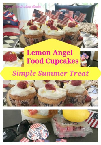 Making Lemon Angel Food Cupcakes