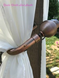 Pergola Curtain Rods