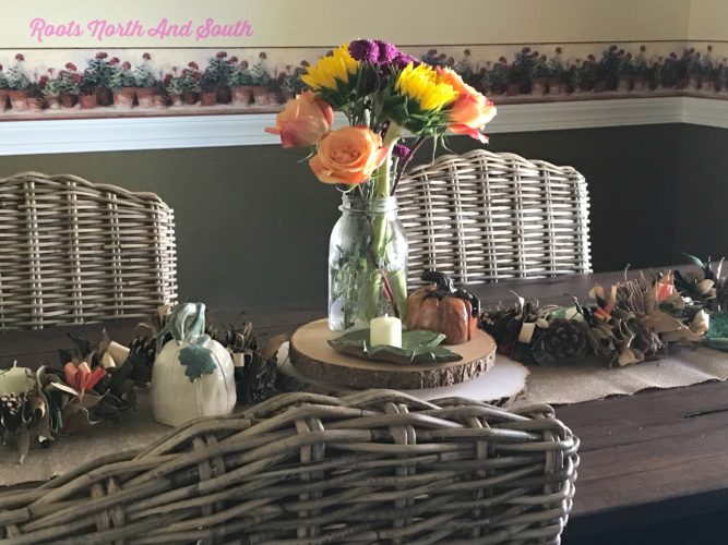 My fall tablescape