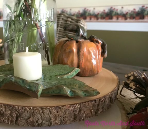 Fall tablescape full of color and texture